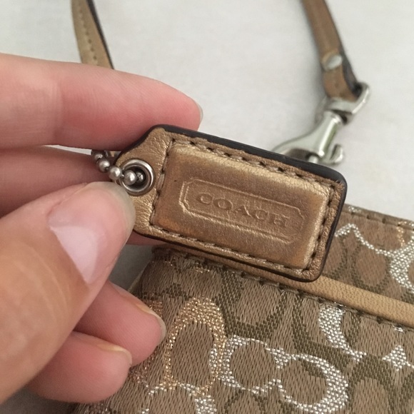 Gold Coach Wristlet - Picture 2 of 5